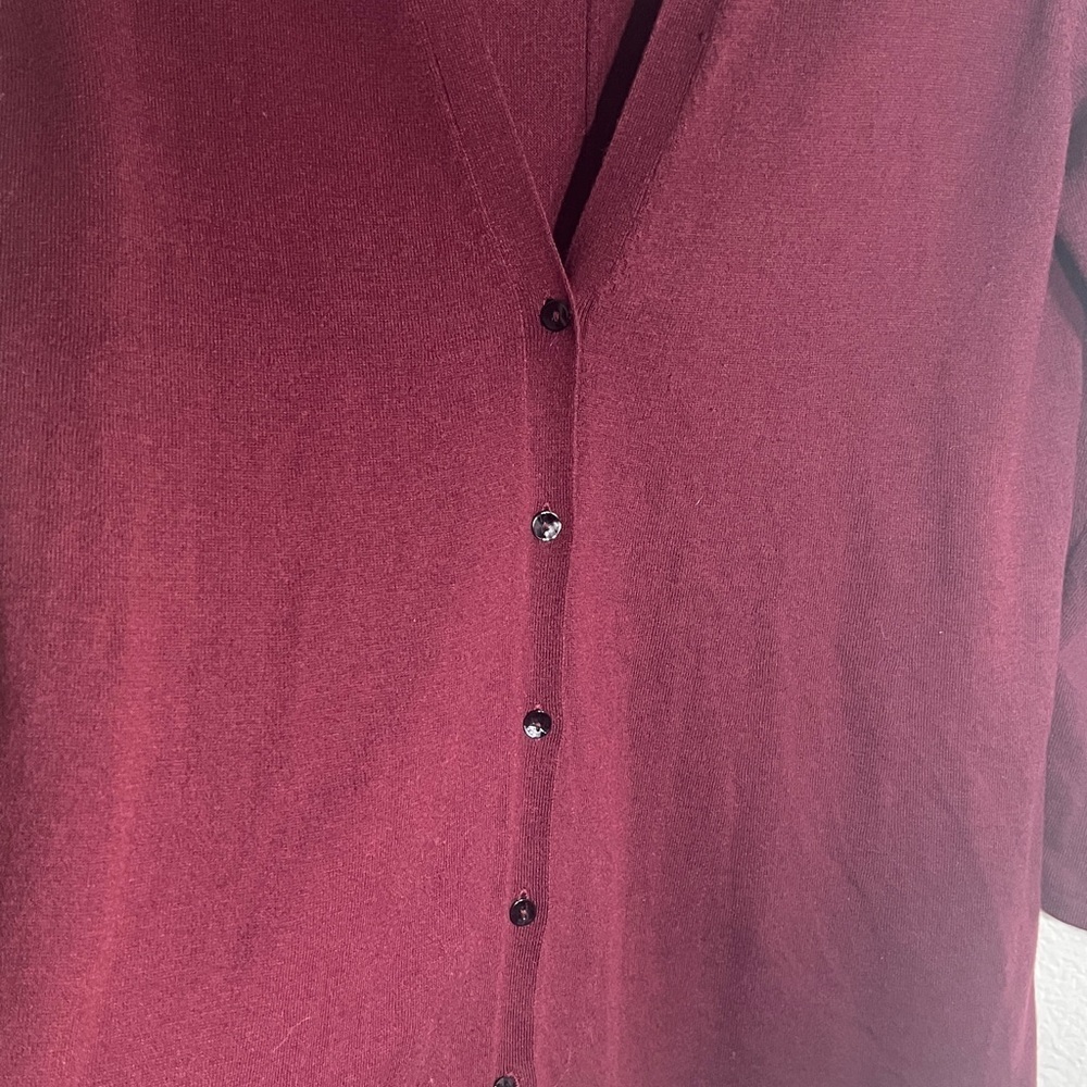 J.Jill wool blend below the hip button down cardigan M fall winter - Picture 7 of 10